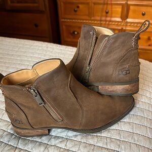 UGG Chocolate Zipper Boots